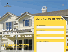 Tablet Screenshot of geeksbuyhouses.com